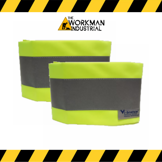 (Viking®) Safety Ankle Bands Comfort Adjustable 18" - Fluorescent Green (Pair/2's)