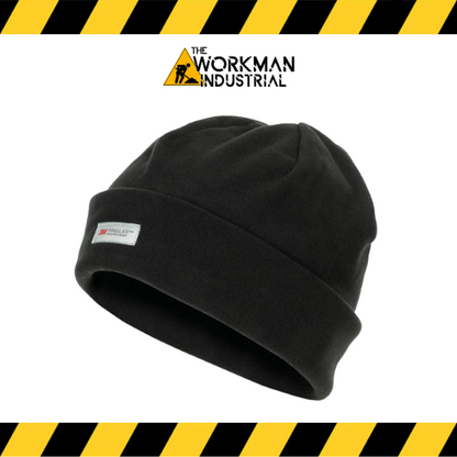 The black World Famous Thinsulate lined watch cap.