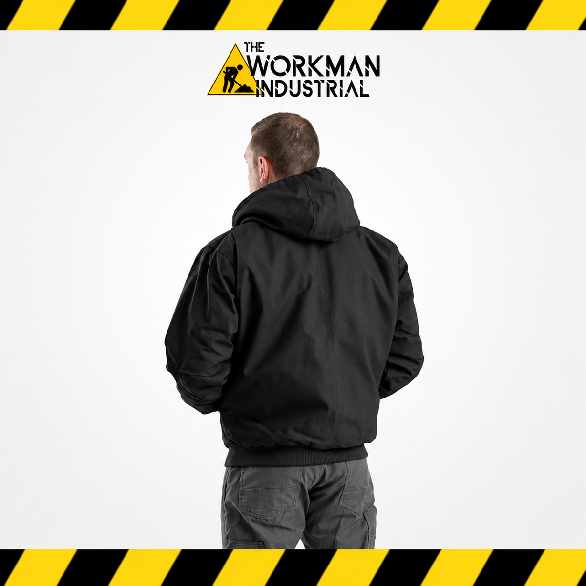 BERNE MEN'S LINED HOODED WORK JACKET