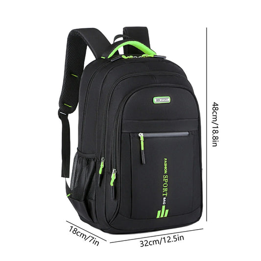 Fashion Sport Bag Pack Black and Green