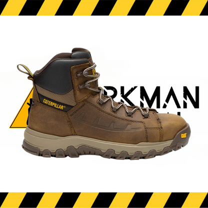 CAT Threshold Rebound 6-inch waterproof composite toe work boot.