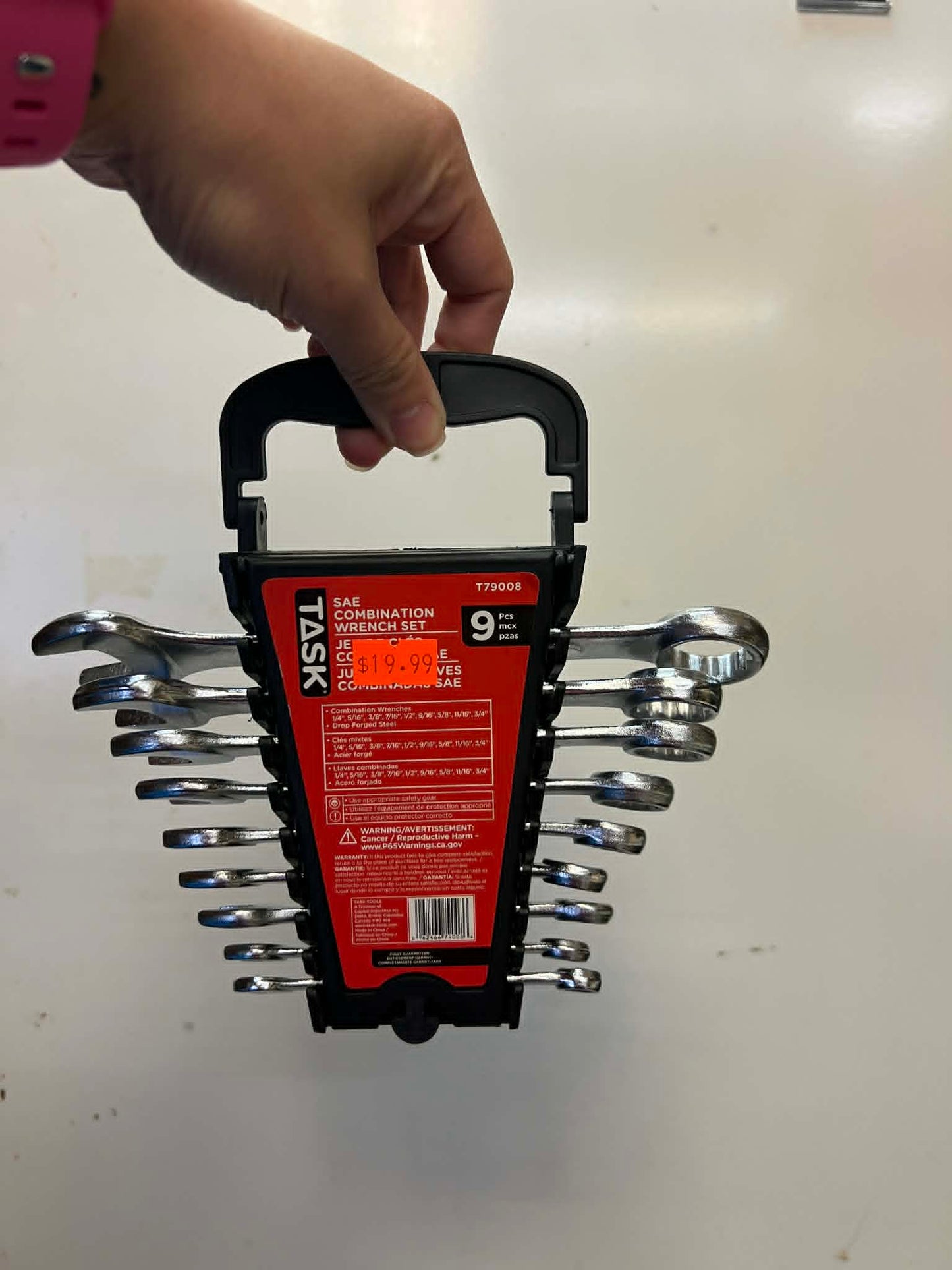 TASK 9 PC SET COMBINATION WRENCH SET