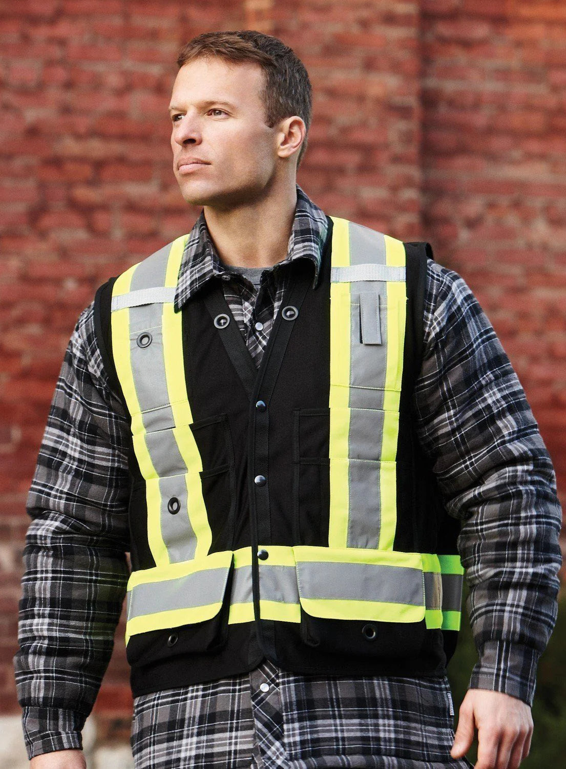 Forcefield Hi Vis Safety Surveyor's Vest