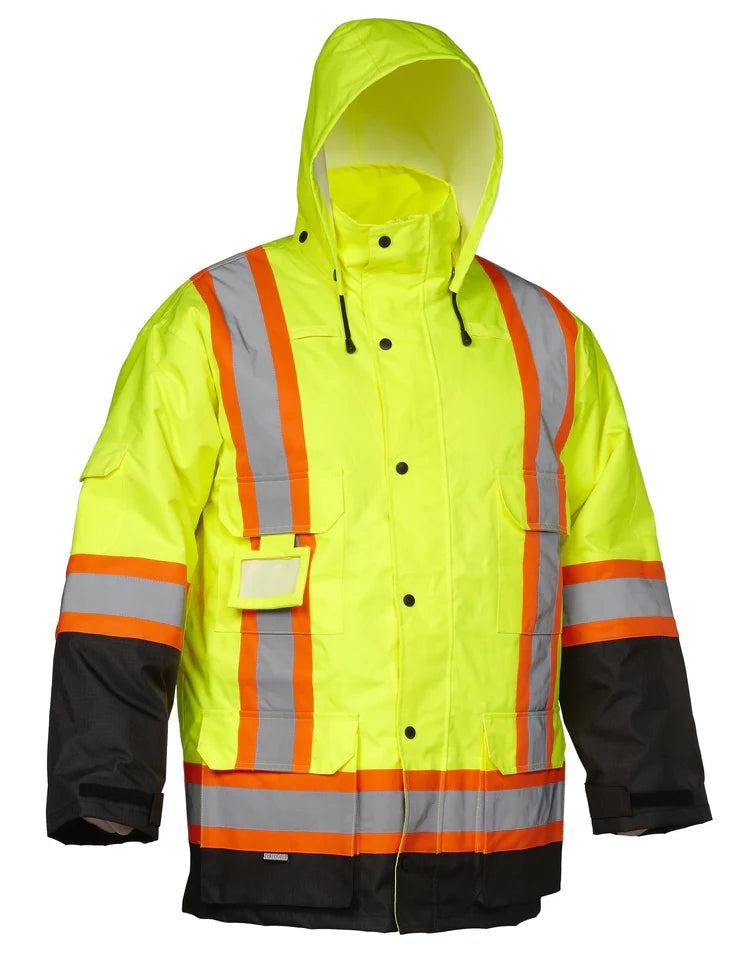 Forcefield Hi Vis Safety Winter Cargo Parka