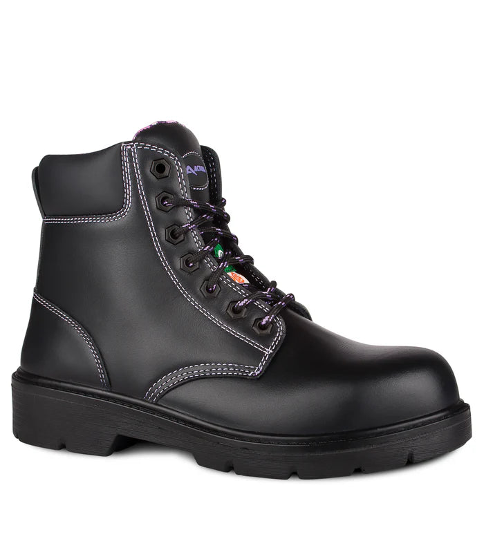 Acton Prolady, black | 5'' women's leather work boots