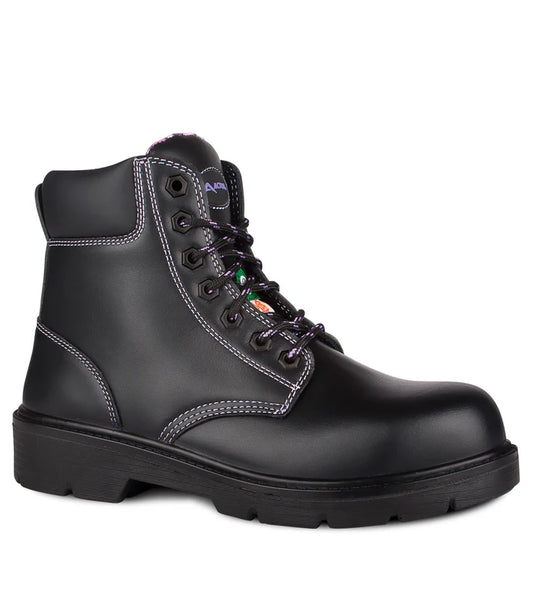 Acton Prolady, black | 5'' women's leather work boots