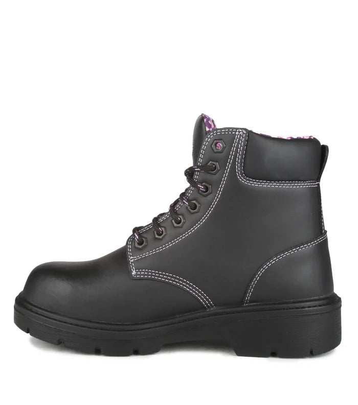 Acton Prolady, black | 5'' women's leather work boots