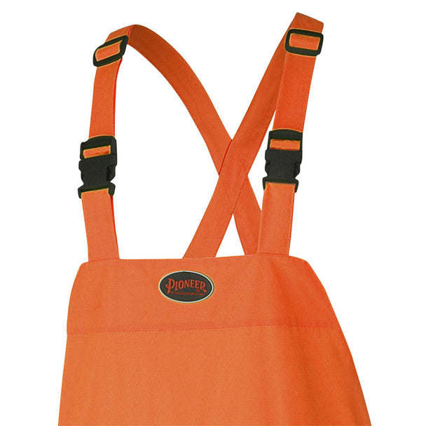 (Pioneer) 5595 Hi Visibility Orange Bib Overalls