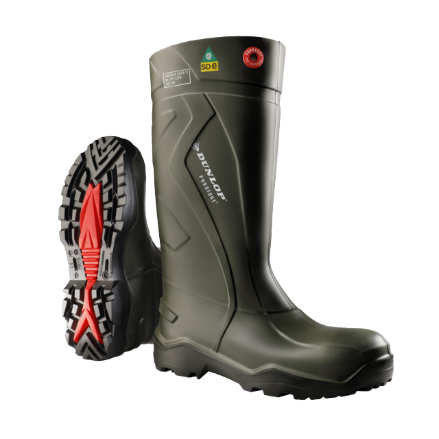Dunlop Purofort+ full safety Green/Black