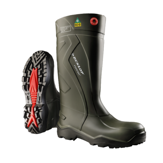 Dunlop Purofort+ full safety Green/Black
