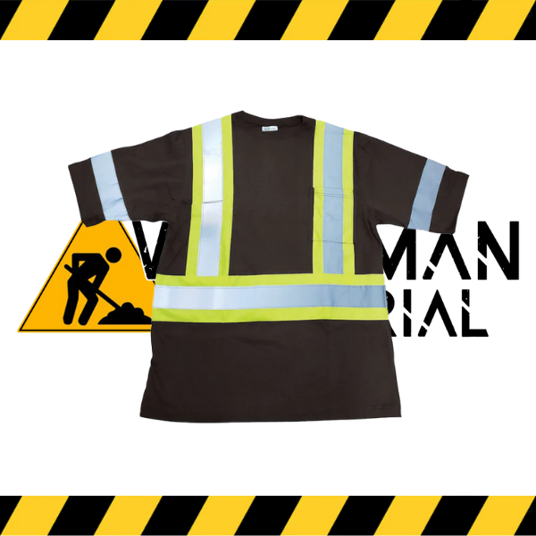 (Big K) 100% Cotton Traffic Safety Short Sleeve T-Shirt