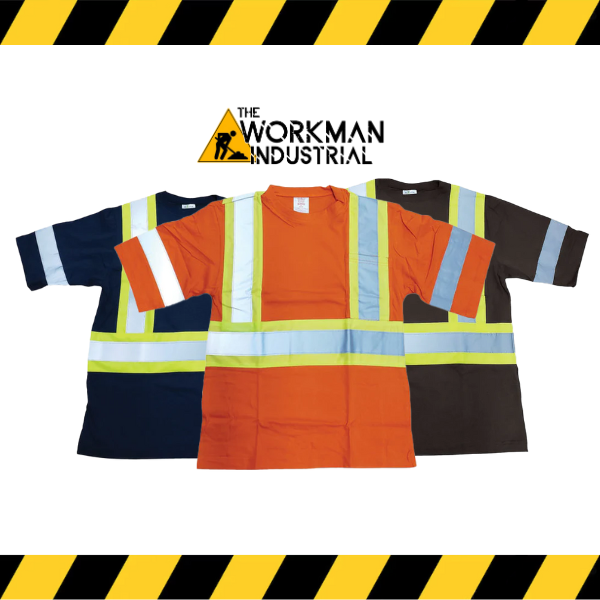 (Big K) 100% Cotton Traffic Safety Short Sleeve T-Shirt