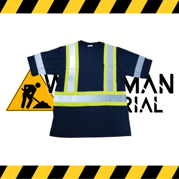 (Big K) 100% Cotton Traffic Safety Short Sleeve T-Shirt