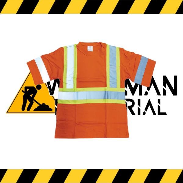 (Big K) 100% Cotton Traffic Safety Short Sleeve T-Shirt
