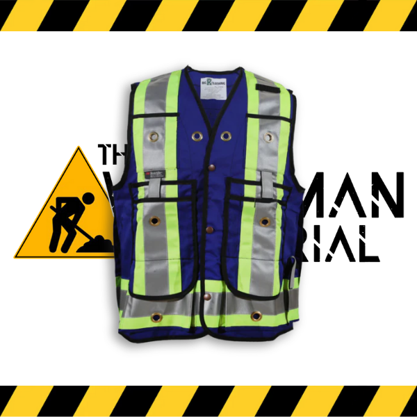 (Big K) Hi Visibility Hi-End Surveyor Safety Vest