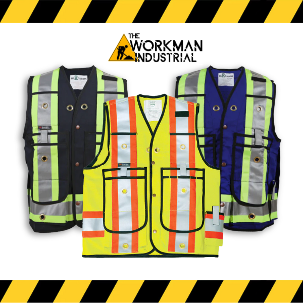 (Big K) Hi Visibility Hi-End Surveyor Safety Vest