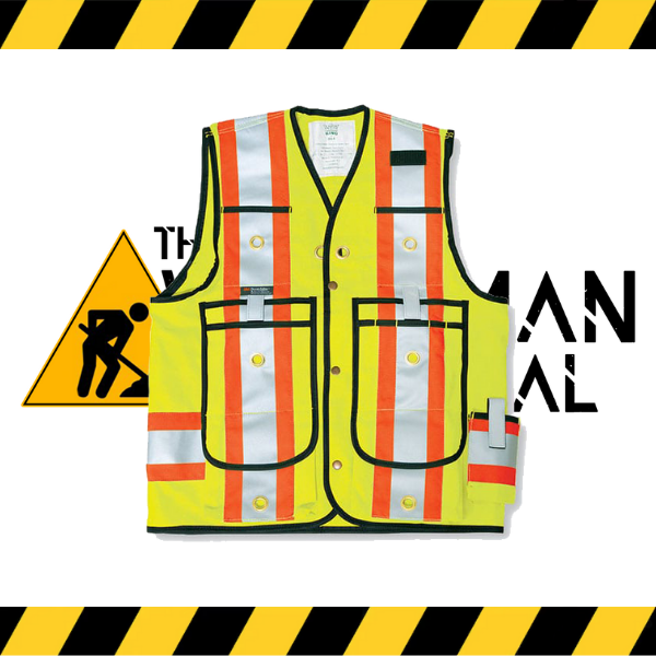 (Big K) Hi Visibility Hi-End Surveyor Safety Vest