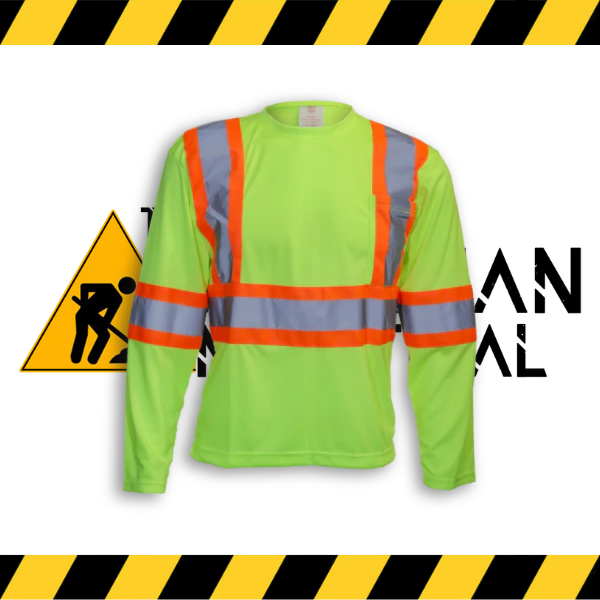 (Big K) Hi Visibility Wicking Long Sleeve Shirt