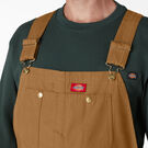 (Dickies) Classic Bib Overalls (Black/Brown)