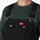 (Dickies) Classic Bib Overalls (Black/Brown)