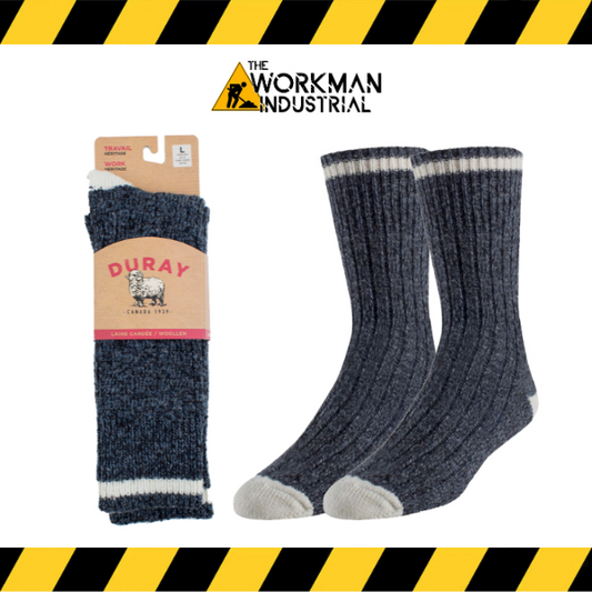 (Duray) Work Denim Socks (3 packs)