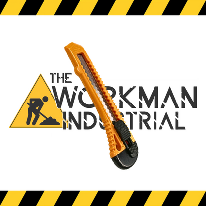 Premium Tools 18mm Snap-Off Utility Knife | Triple-Lock